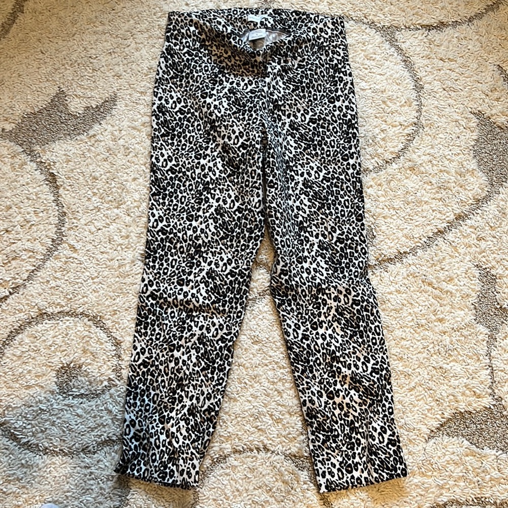 Women’s leopard print ankle pants